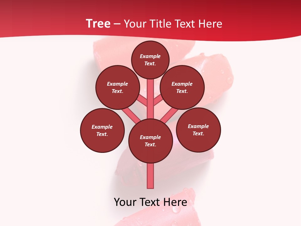 Products Color Lipstick PowerPoint Template