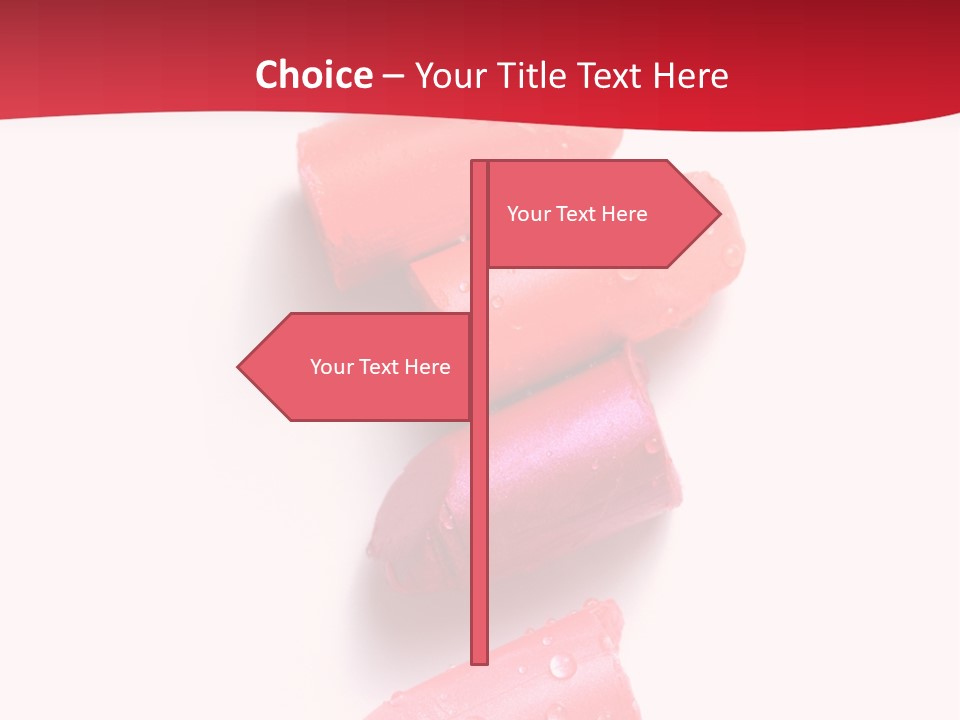 Products Color Lipstick PowerPoint Template