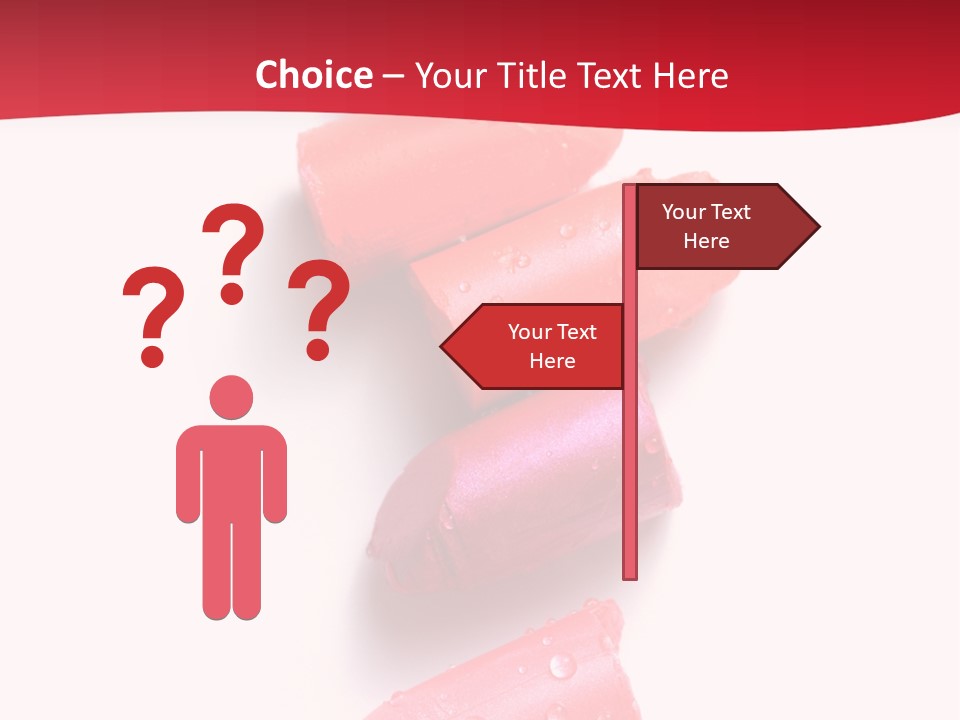 Products Color Lipstick PowerPoint Template