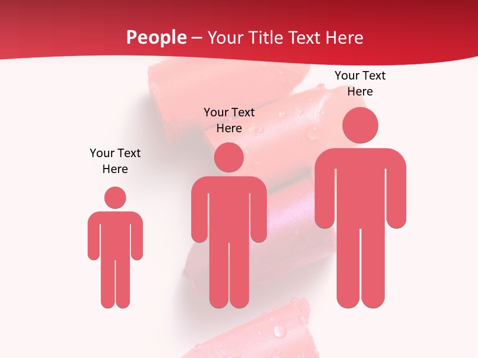 Products Color Lipstick PowerPoint Template