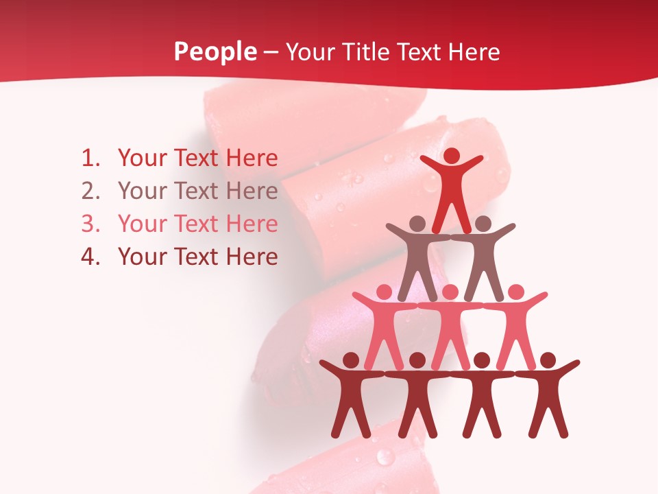 Products Color Lipstick PowerPoint Template