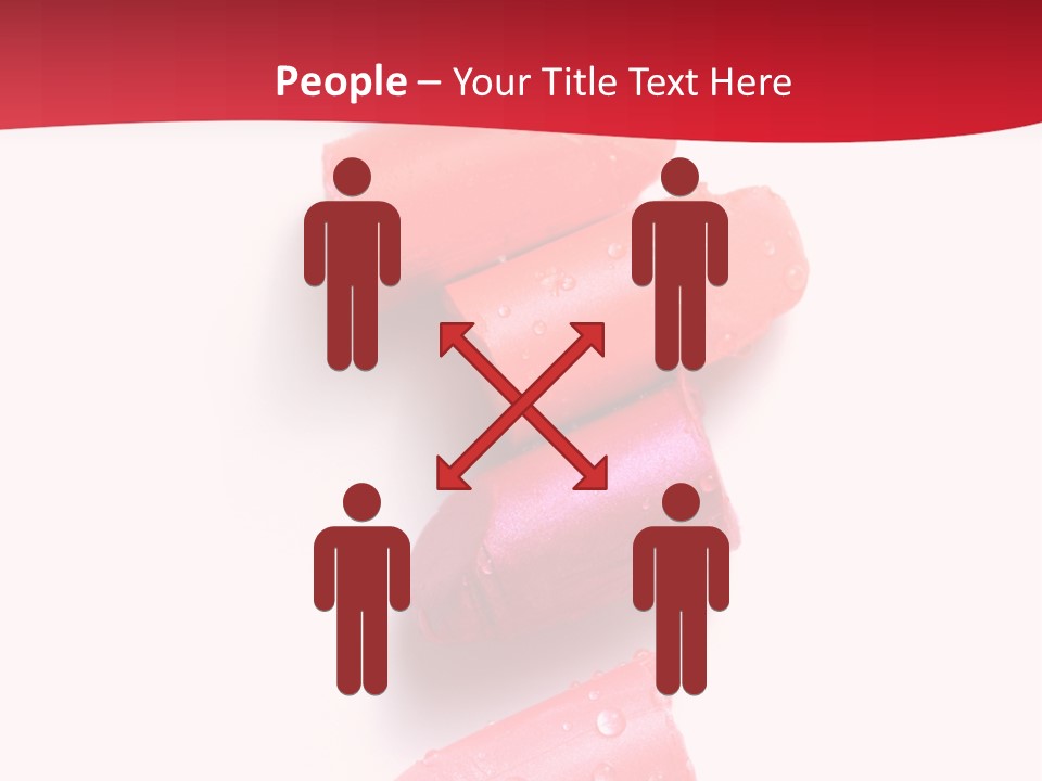 Products Color Lipstick PowerPoint Template