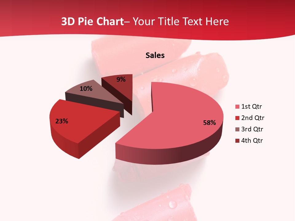 Products Color Lipstick PowerPoint Template