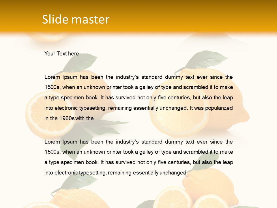 Eat Diet Fresh PowerPoint Template