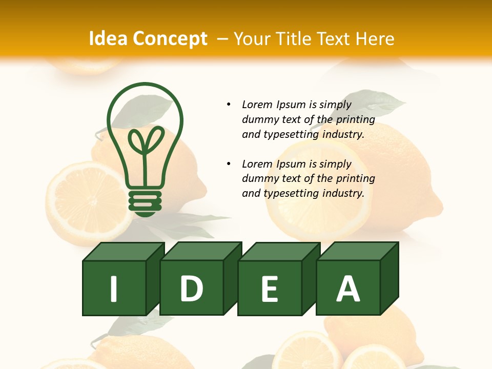 Eat Diet Fresh PowerPoint Template