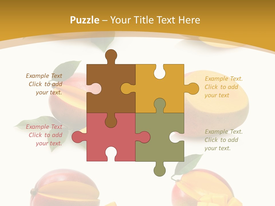 Appetizing Bright Tropical PowerPoint Template