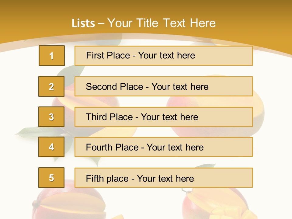 Appetizing Bright Tropical PowerPoint Template