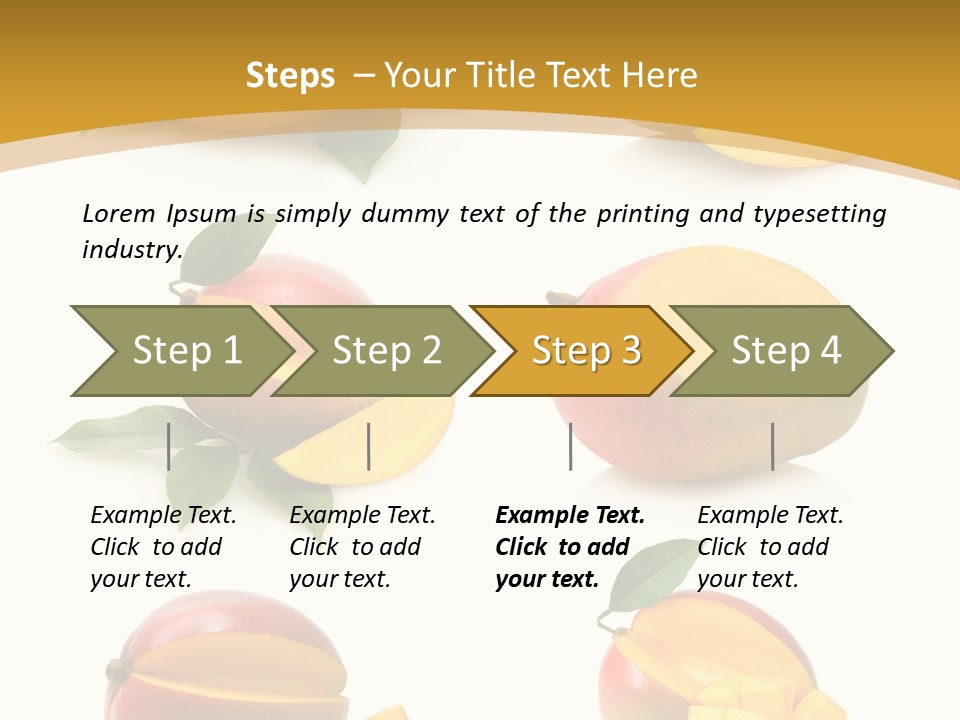Appetizing Bright Tropical PowerPoint Template