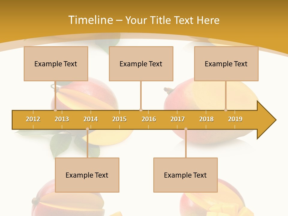 Appetizing Bright Tropical PowerPoint Template