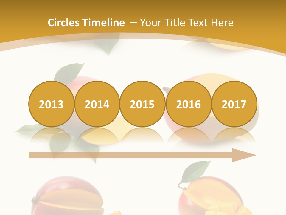 Appetizing Bright Tropical PowerPoint Template