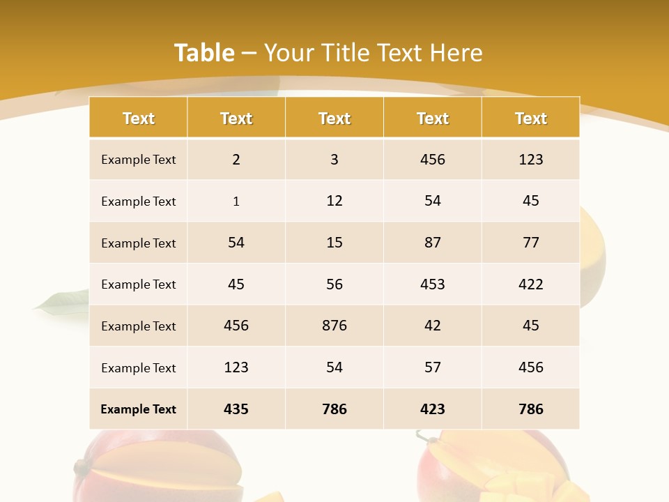 Appetizing Bright Tropical PowerPoint Template