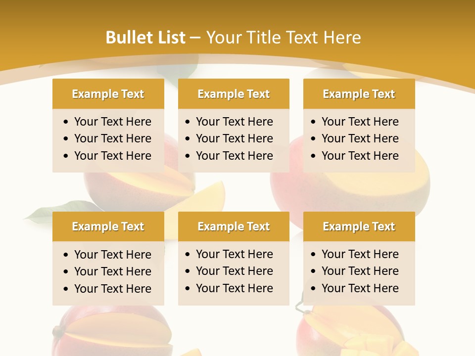 Appetizing Bright Tropical PowerPoint Template