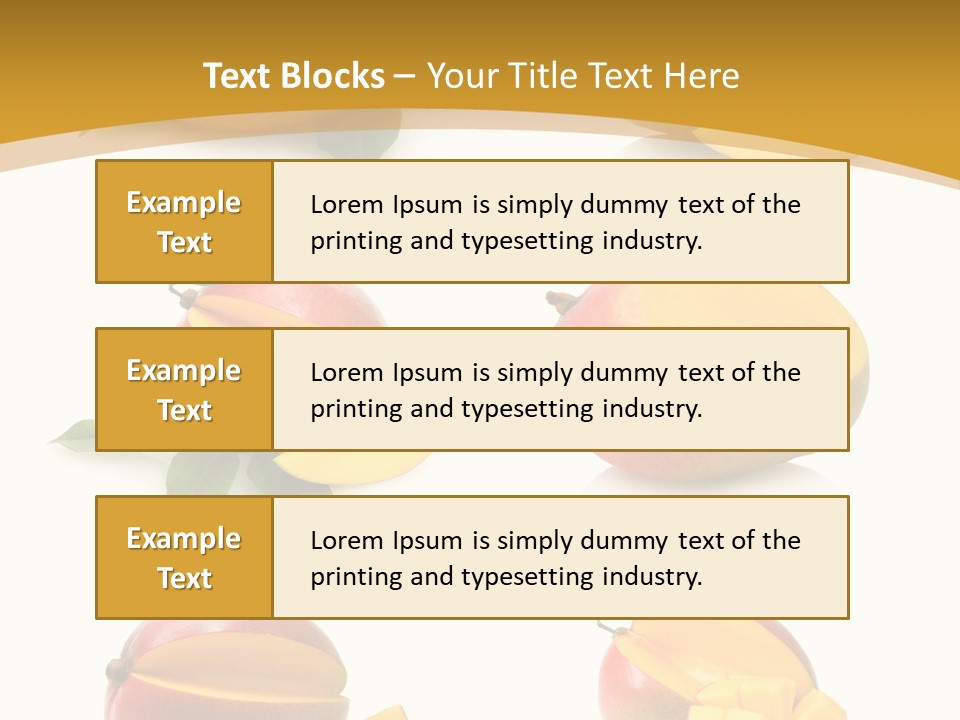 Appetizing Bright Tropical PowerPoint Template