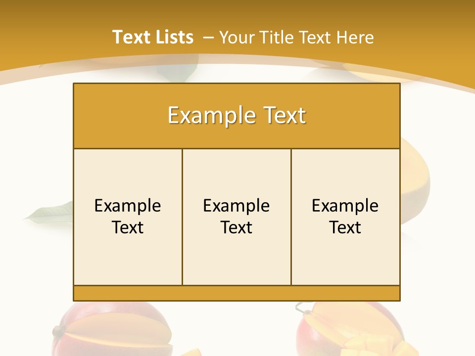 Appetizing Bright Tropical PowerPoint Template