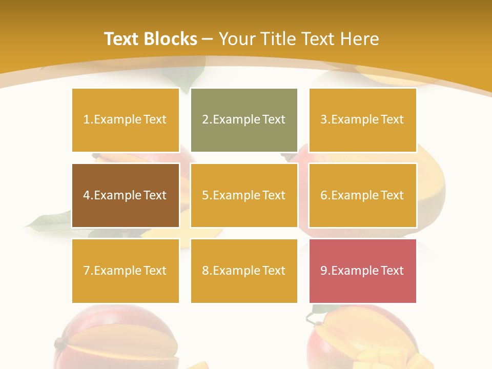 Appetizing Bright Tropical PowerPoint Template