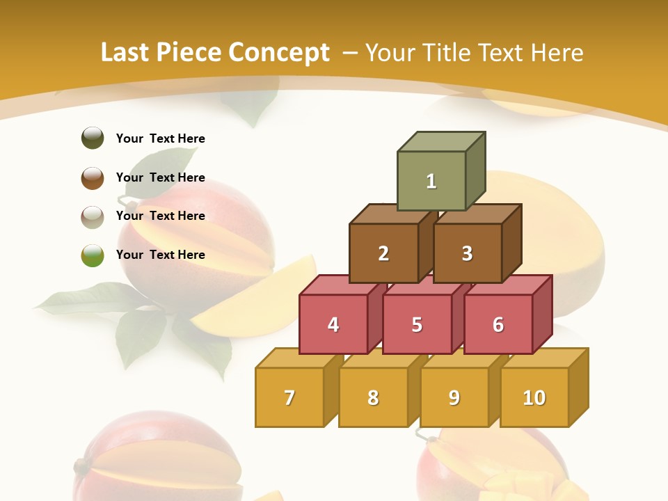 Appetizing Bright Tropical PowerPoint Template