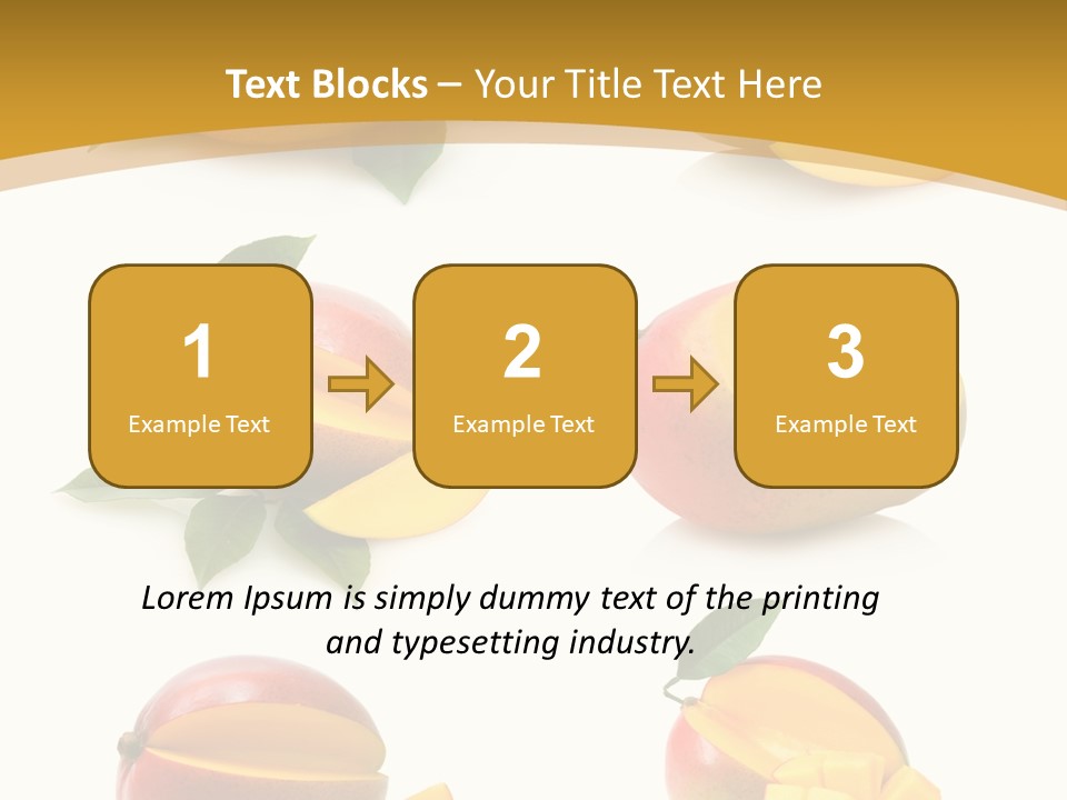 Appetizing Bright Tropical PowerPoint Template