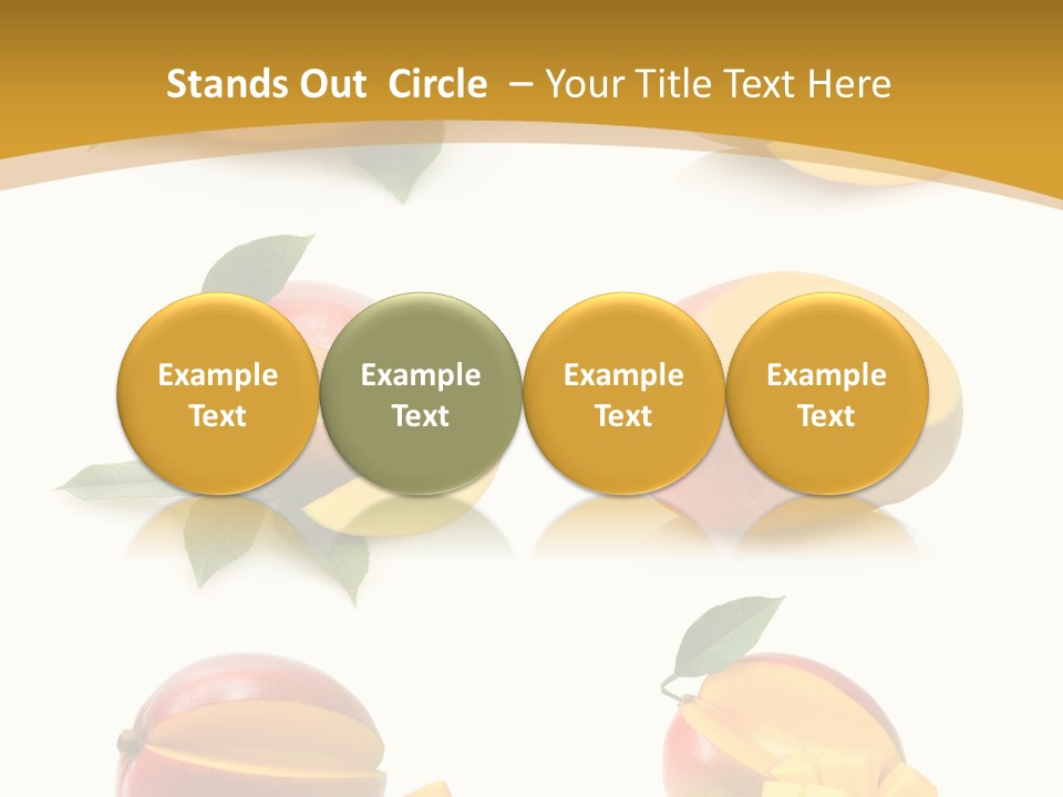 Appetizing Bright Tropical PowerPoint Template