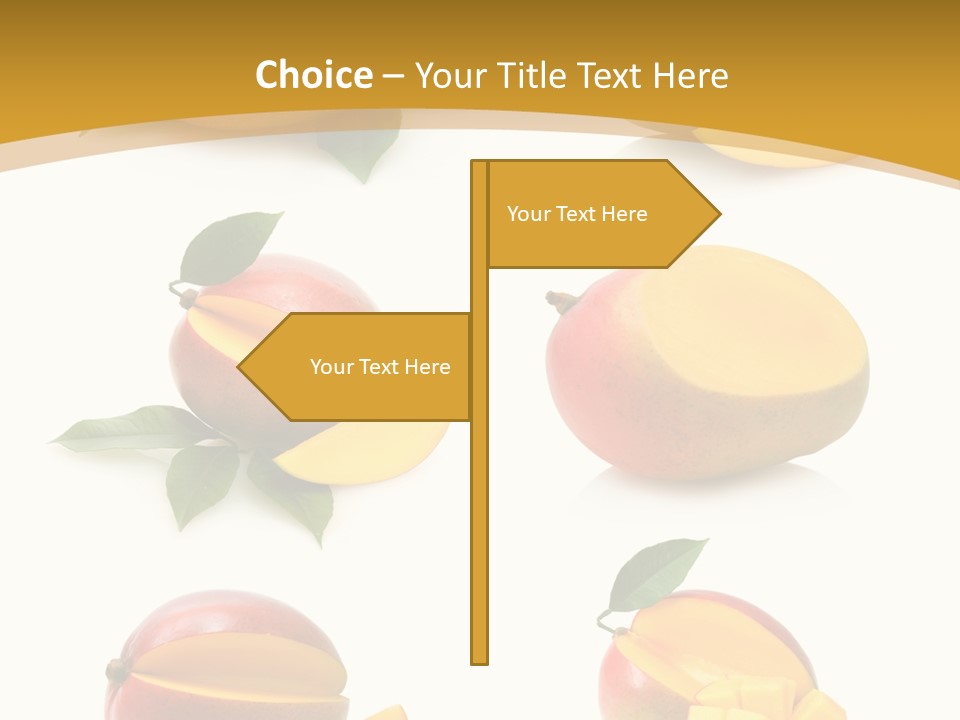 Appetizing Bright Tropical PowerPoint Template