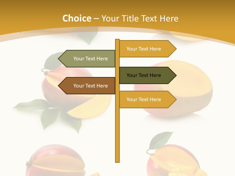 Appetizing Bright Tropical PowerPoint Template