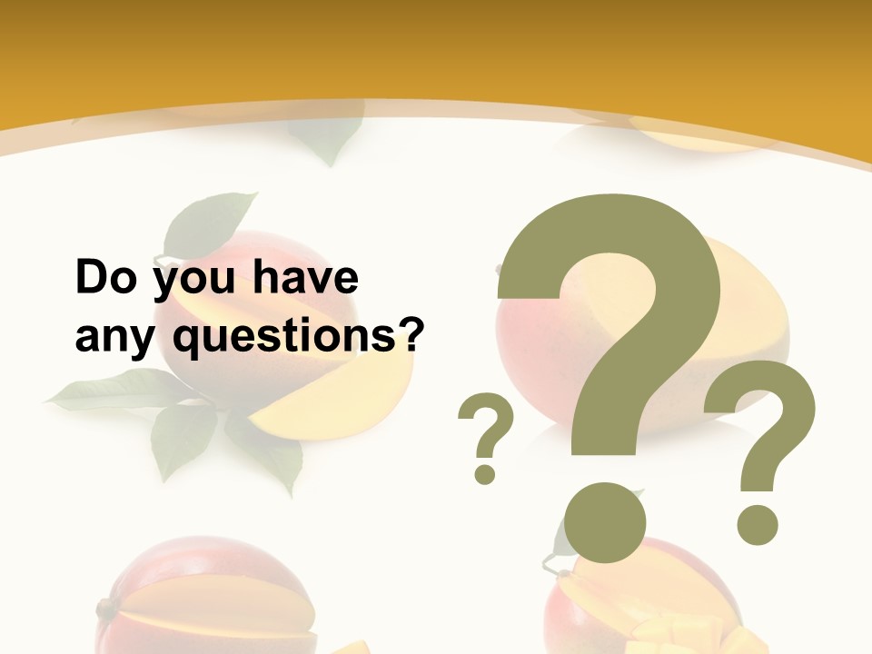 Appetizing Bright Tropical PowerPoint Template