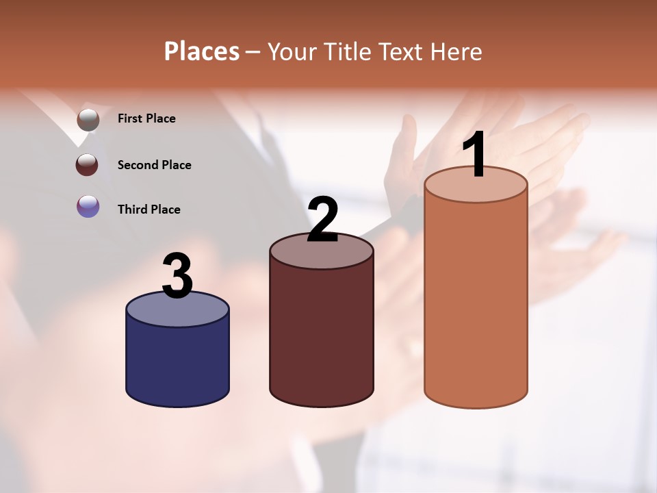 Team Congratulating Work PowerPoint Template