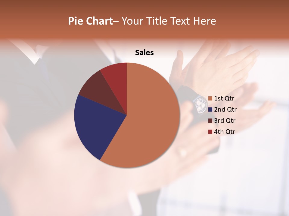 Team Congratulating Work PowerPoint Template