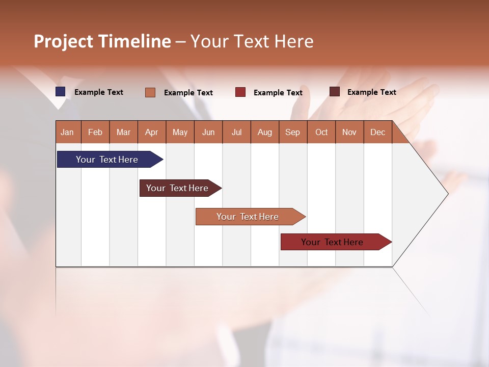 Team Congratulating Work PowerPoint Template