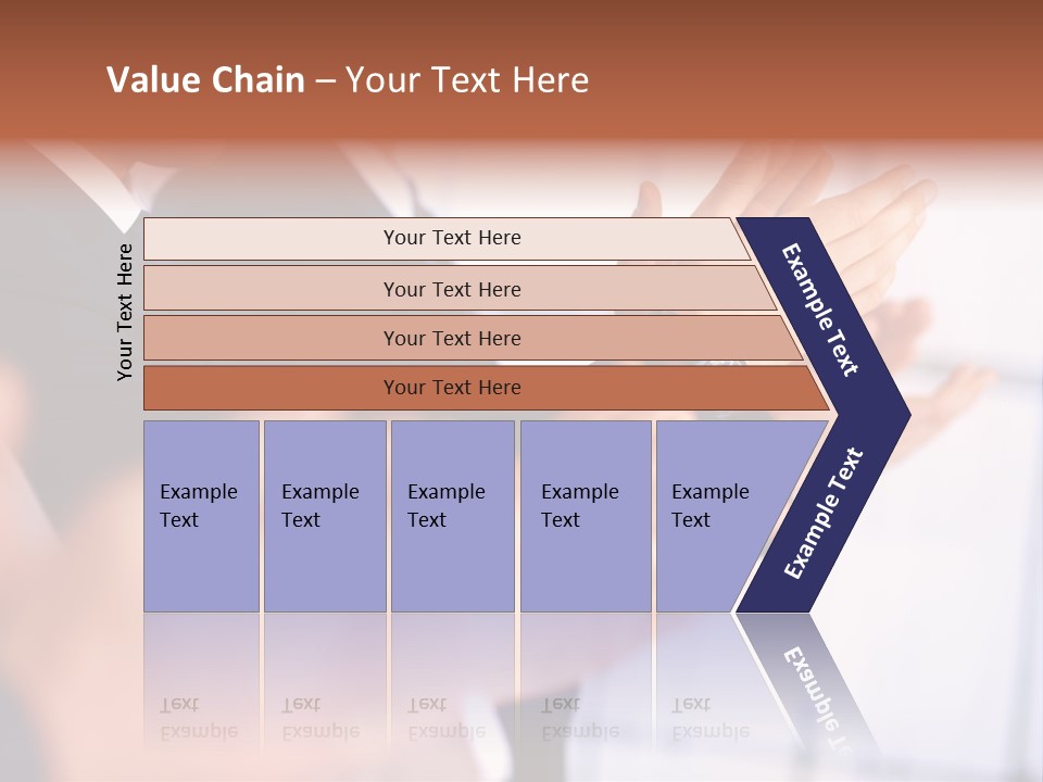 Team Congratulating Work PowerPoint Template