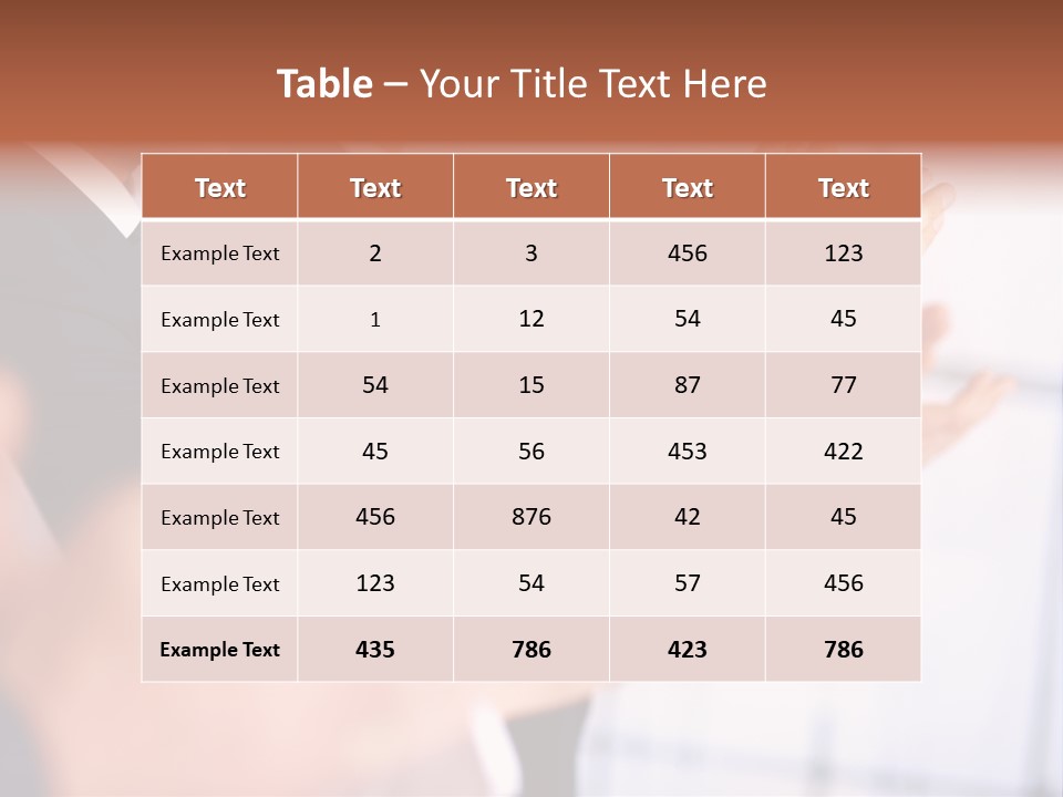 Team Congratulating Work PowerPoint Template
