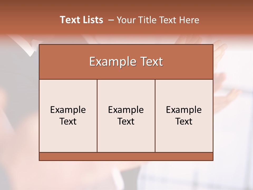 Team Congratulating Work PowerPoint Template