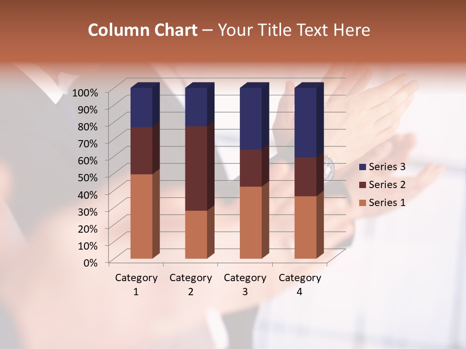 Team Congratulating Work PowerPoint Template