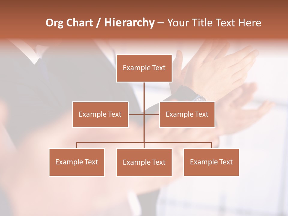 Team Congratulating Work PowerPoint Template