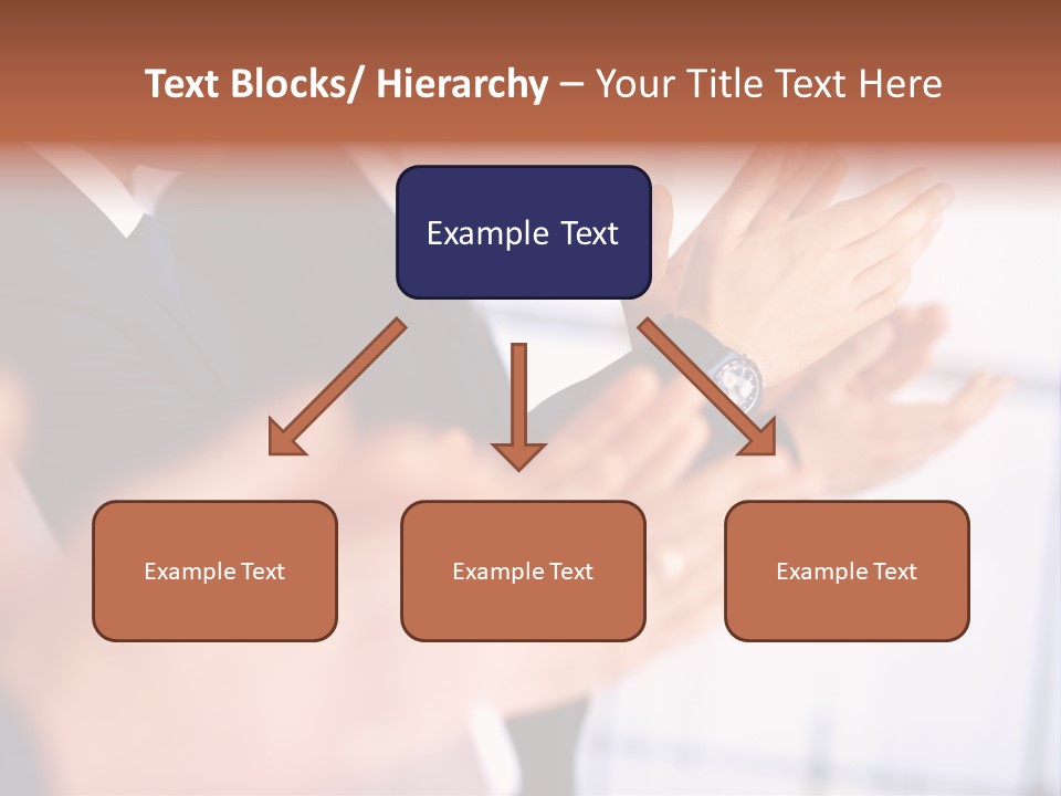 Team Congratulating Work PowerPoint Template