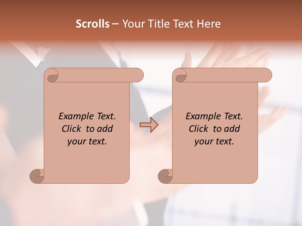 Team Congratulating Work PowerPoint Template