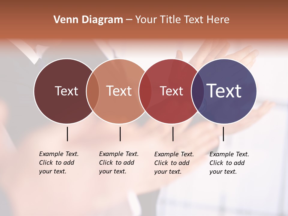 Team Congratulating Work PowerPoint Template