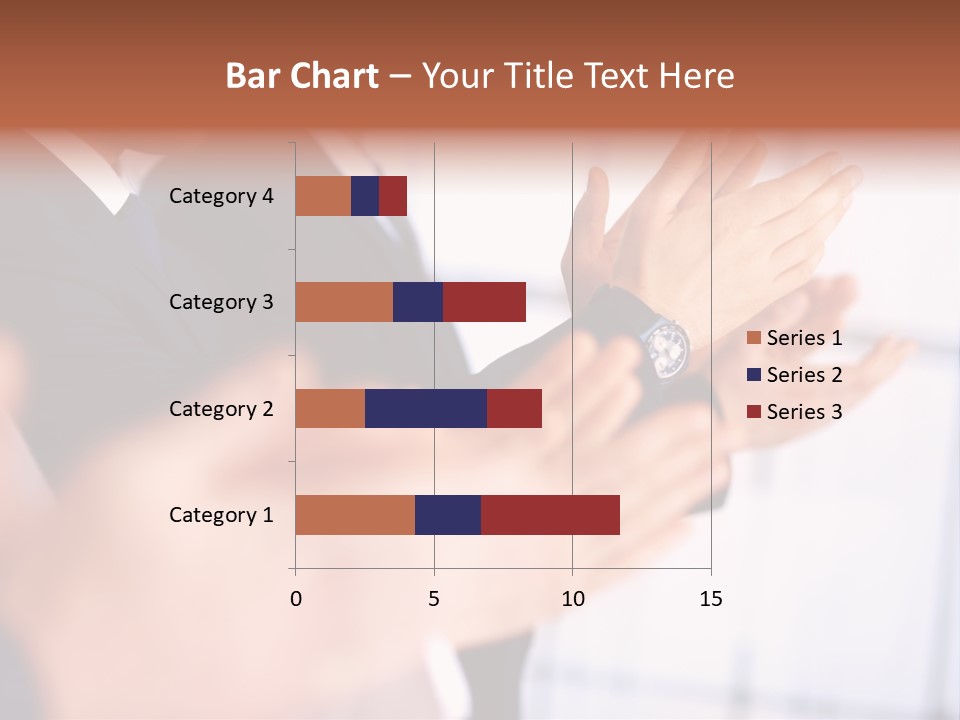 Team Congratulating Work PowerPoint Template
