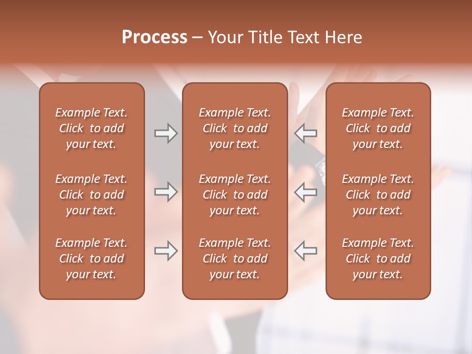 Team Congratulating Work PowerPoint Template