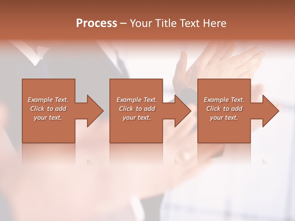 Team Congratulating Work PowerPoint Template