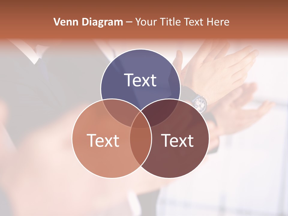 Team Congratulating Work PowerPoint Template