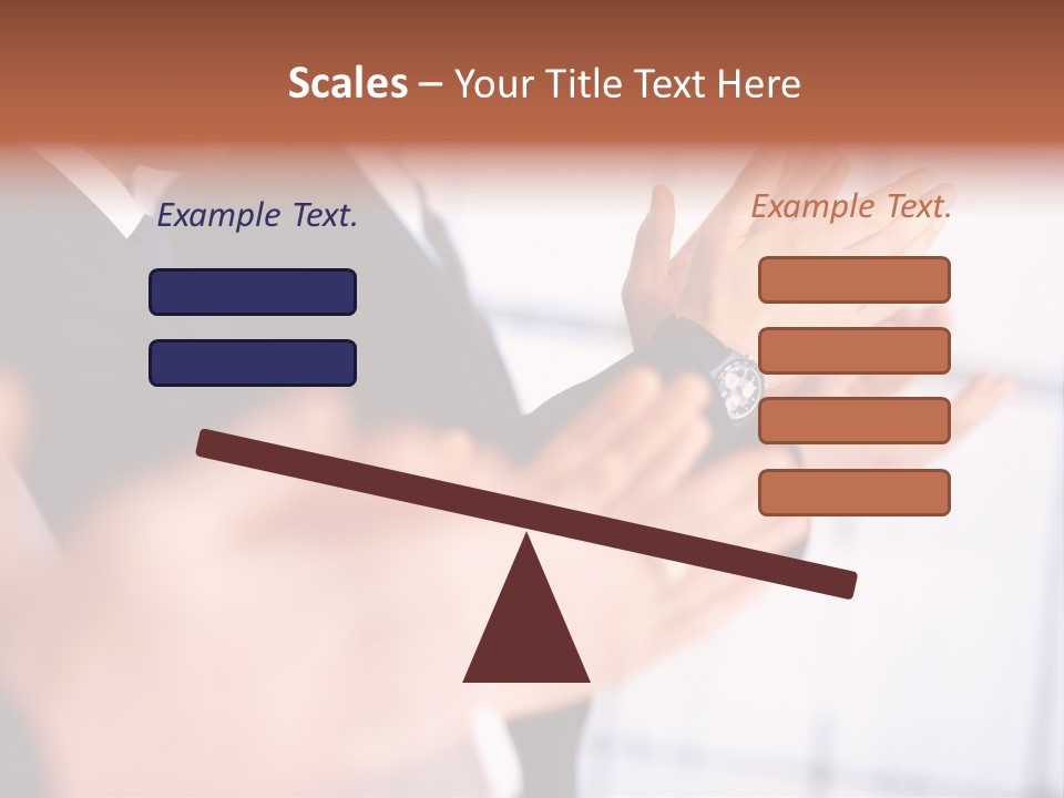 Team Congratulating Work PowerPoint Template