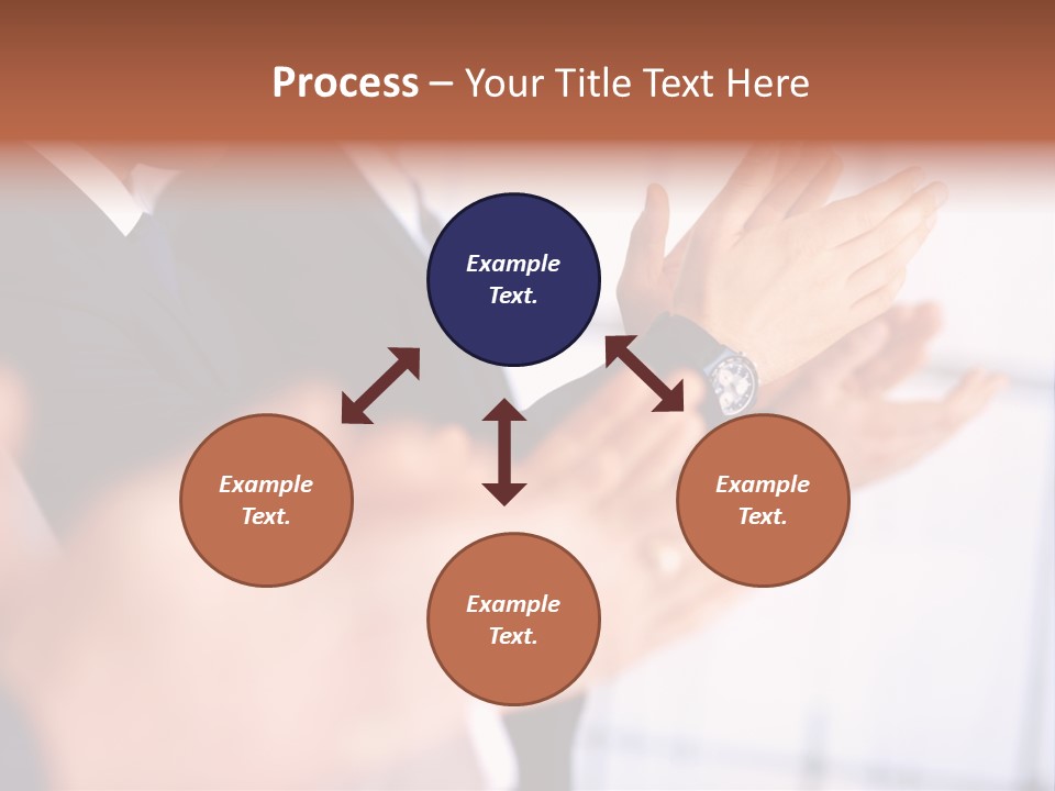 Team Congratulating Work PowerPoint Template