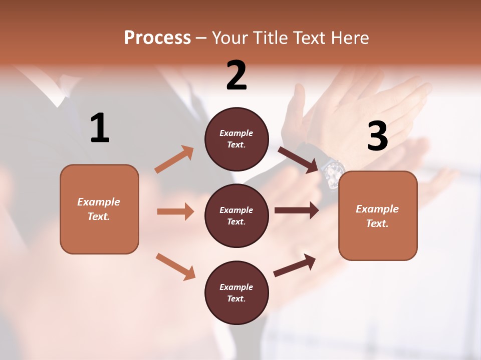 Team Congratulating Work PowerPoint Template