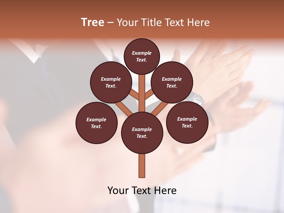 Team Congratulating Work PowerPoint Template