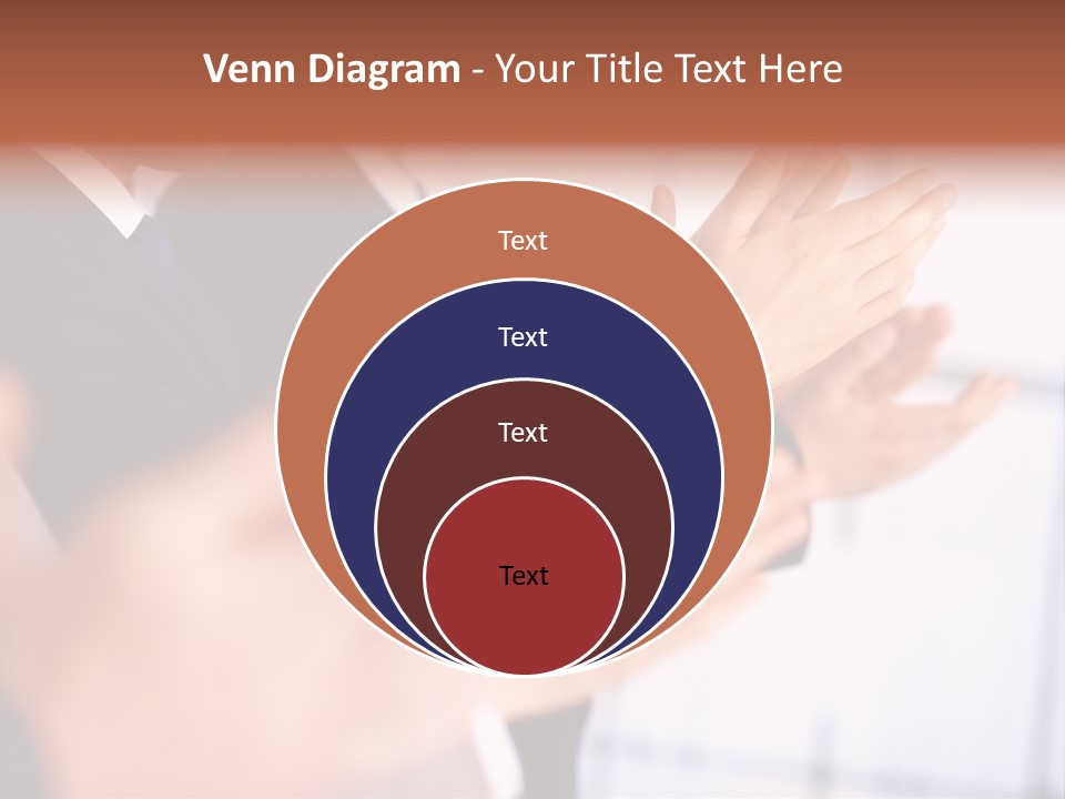 Team Congratulating Work PowerPoint Template