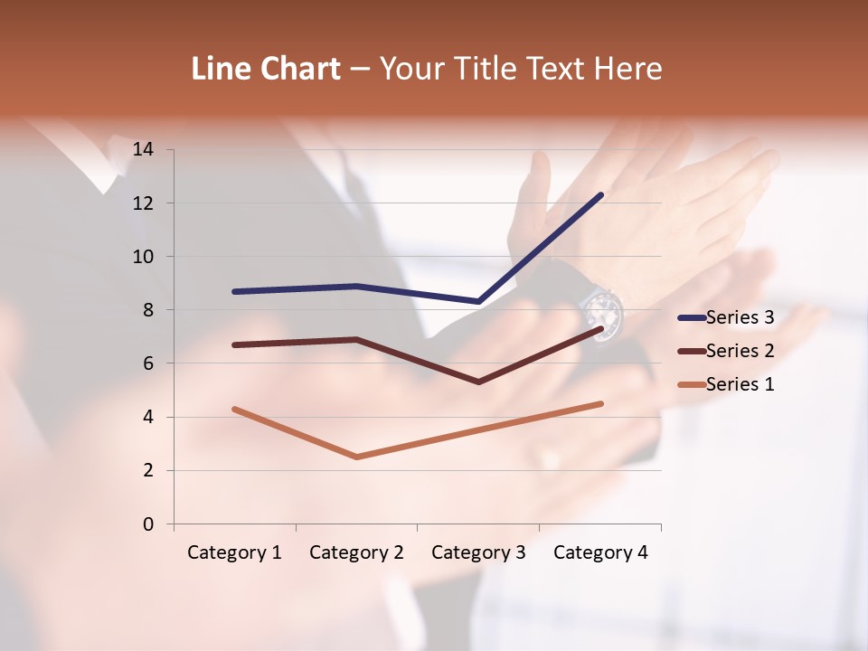 Team Congratulating Work PowerPoint Template