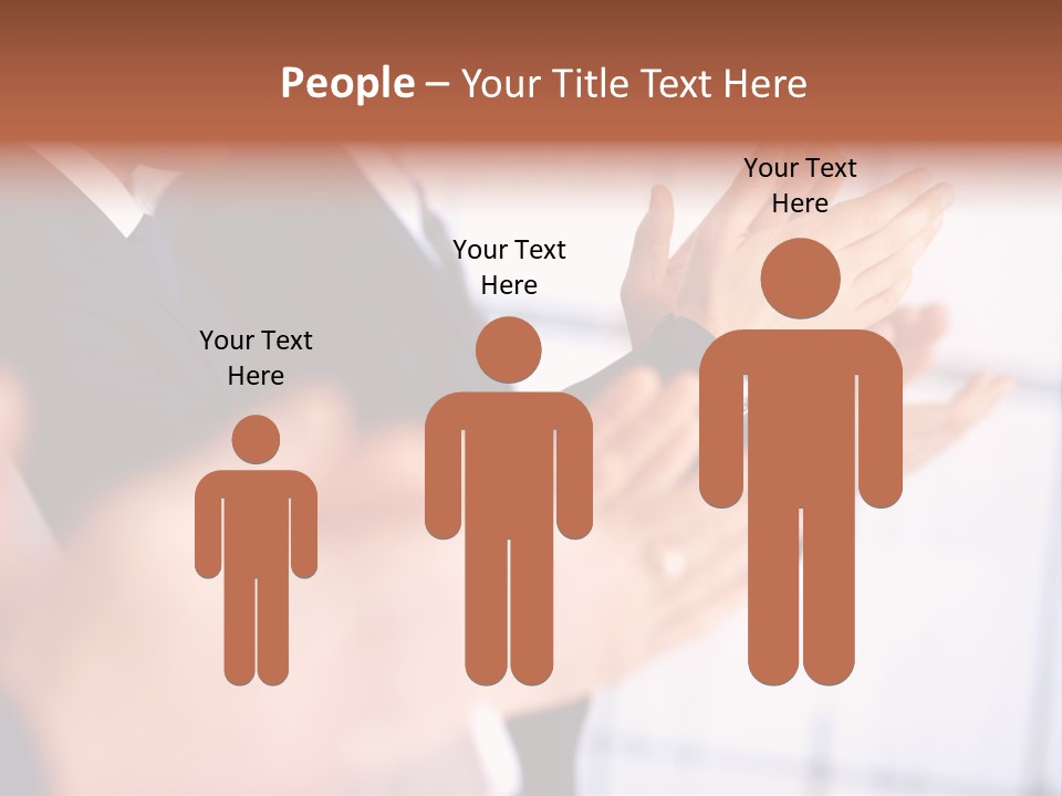 Team Congratulating Work PowerPoint Template