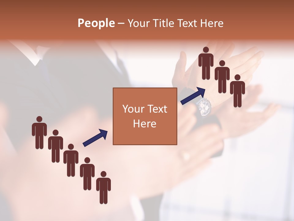 Team Congratulating Work PowerPoint Template