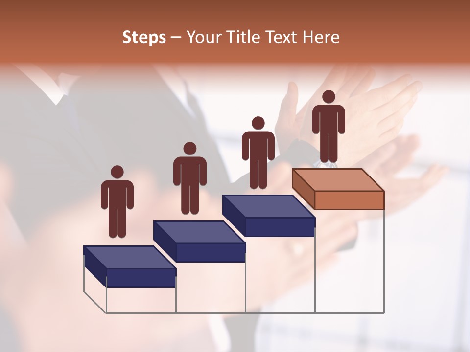 Team Congratulating Work PowerPoint Template