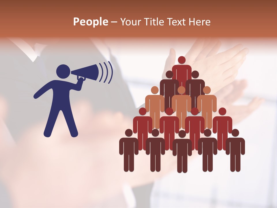 Team Congratulating Work PowerPoint Template